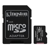 Kingston Micro SDHC Canvas Plus + Adatt. 128Gb