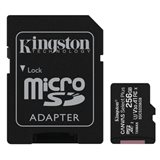 Kingston Micro SDHC Canvas Plus + Adatt. 256Gb